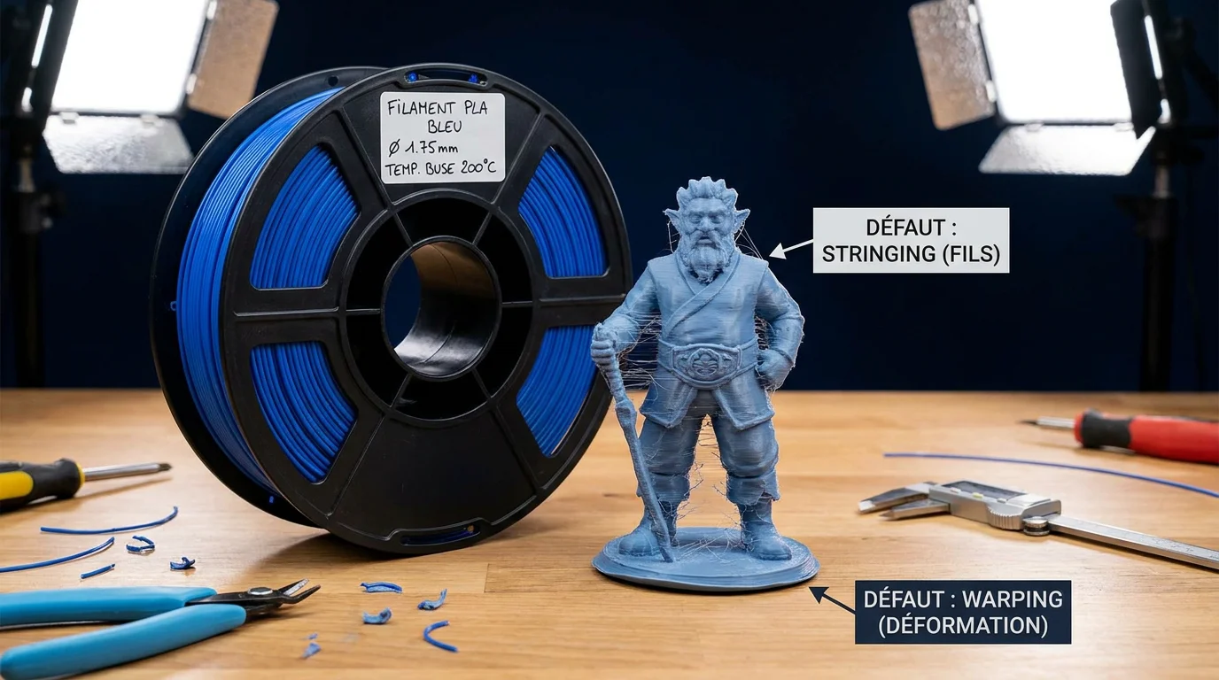 Filament 3D qui imprime mal : diagnostic et solutions efficaces
