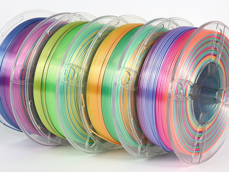 De nouveaux filaments 3D RAINBOW chez LV3D ! GSUN 3D va vous en mettre plein les yeux !