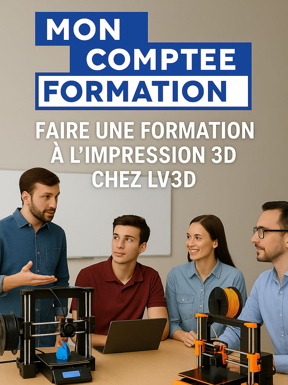 ouvrir un centre de formation à l'impression 3D agréé CPF avec LV3D dans votre ville