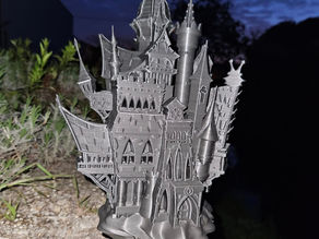 Découvrez le château de vampire imprimé en 3D avec une FL SUN V400.