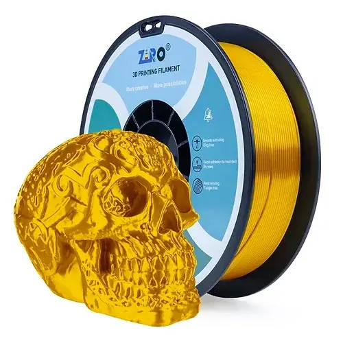 Filament PLA soyeux - Or, 1 kg, 1,75 mm