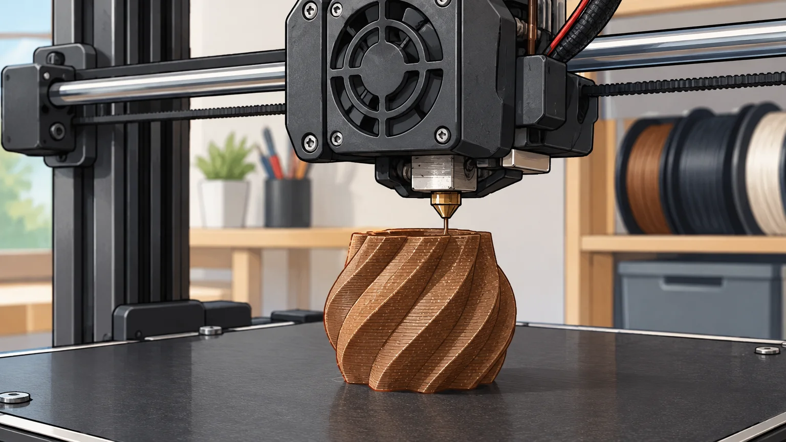 Filament bois : composition, choix et réglages en impression 3D