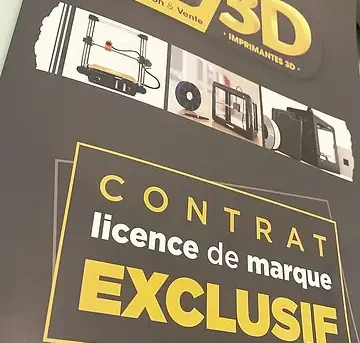 Devenir auto-entrepreneur dans l'impression 3D avec une concession LV3D.