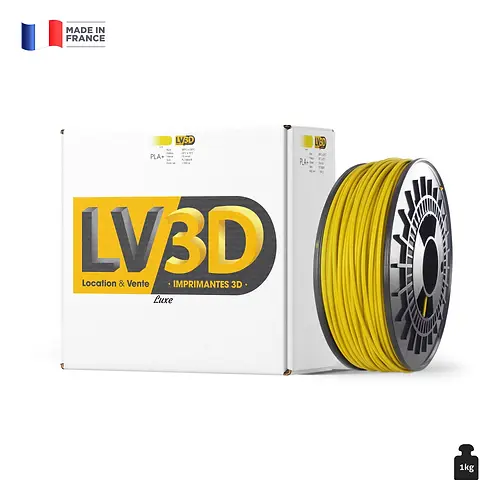 LV3D LUXE - Filament Pla+ - diamètre 1,75mm - 1kg