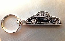 Squeeg's Hot Rod Connection Jimmy Smith '40 Ford Coupe pewter key chain