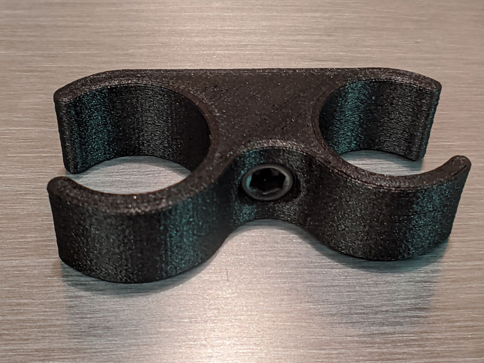 Thumbnail: Nylon Two Line Mounts for two A/C Lines