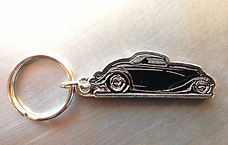 Squeeg's Hot Rod Connection Jimmy Smith '33 Ford Roadster pewter key chain