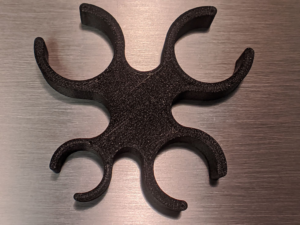 Thumbnail: Nylon Four Line Separator for two A/C lines and two heater hoses