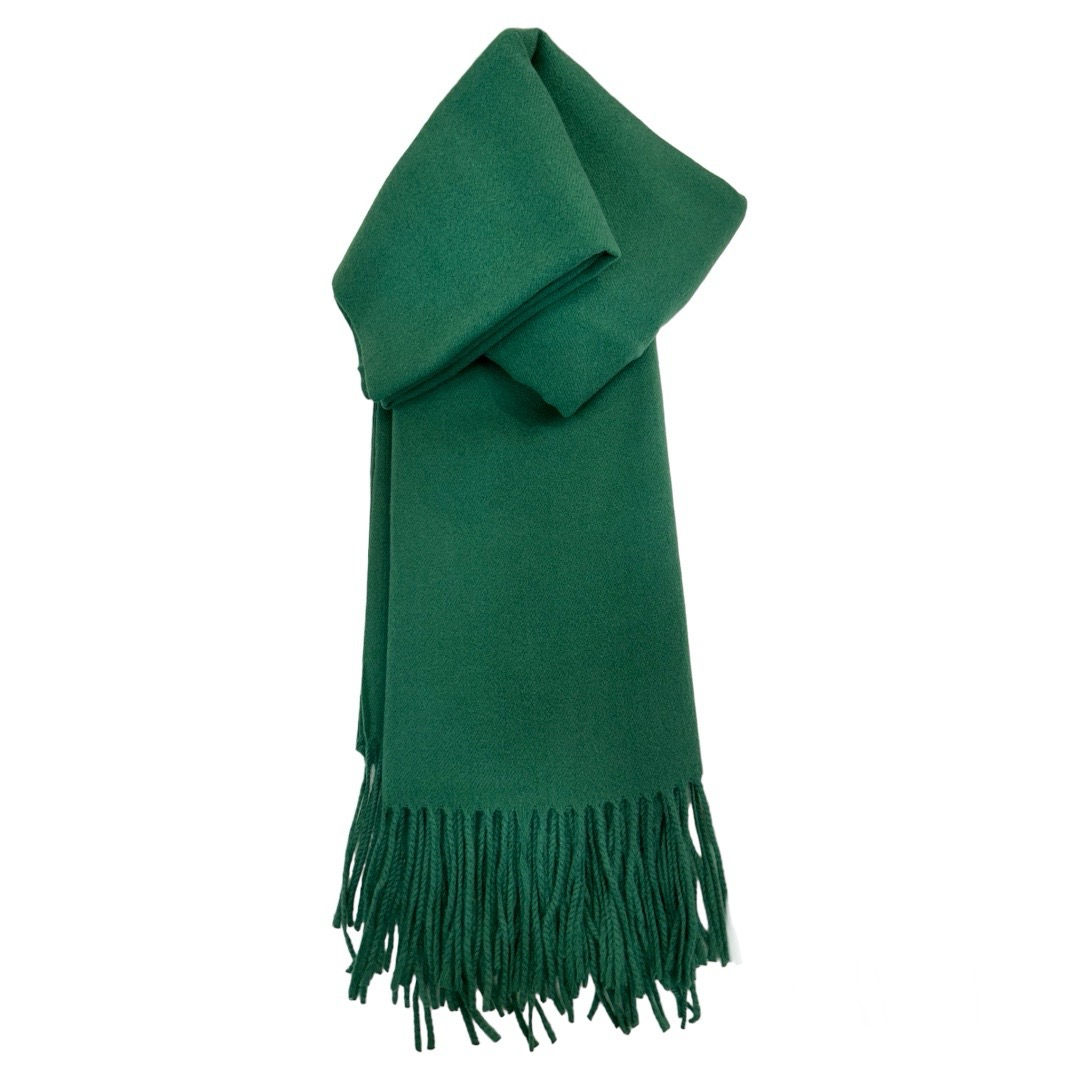 Bufanda extra larga verde 