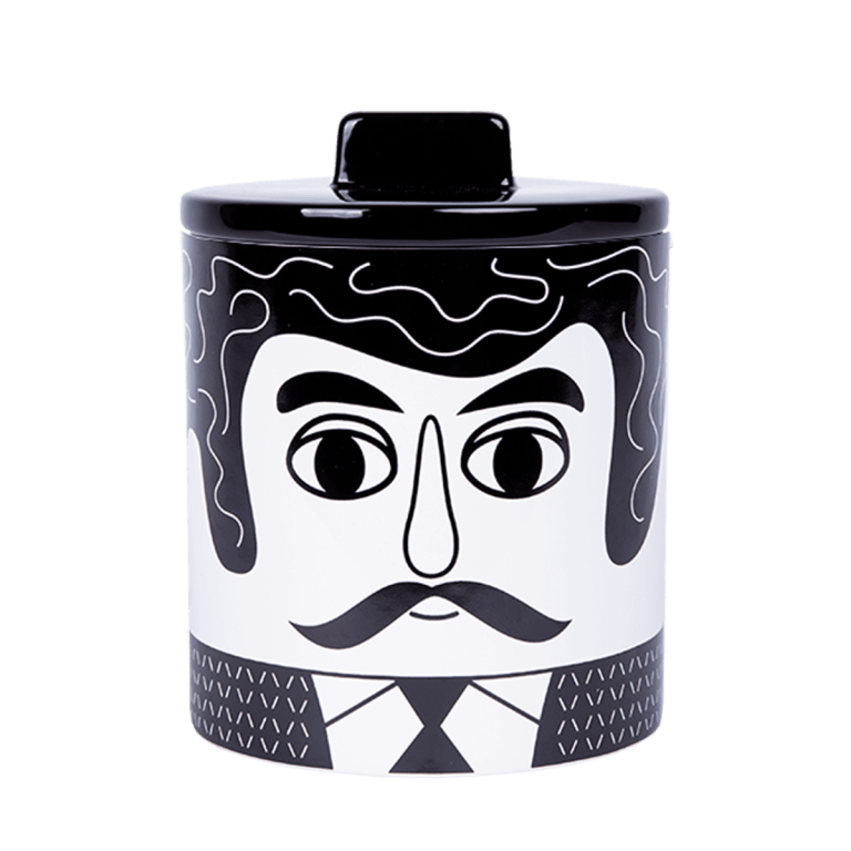 Storage jar CARLOS B/W