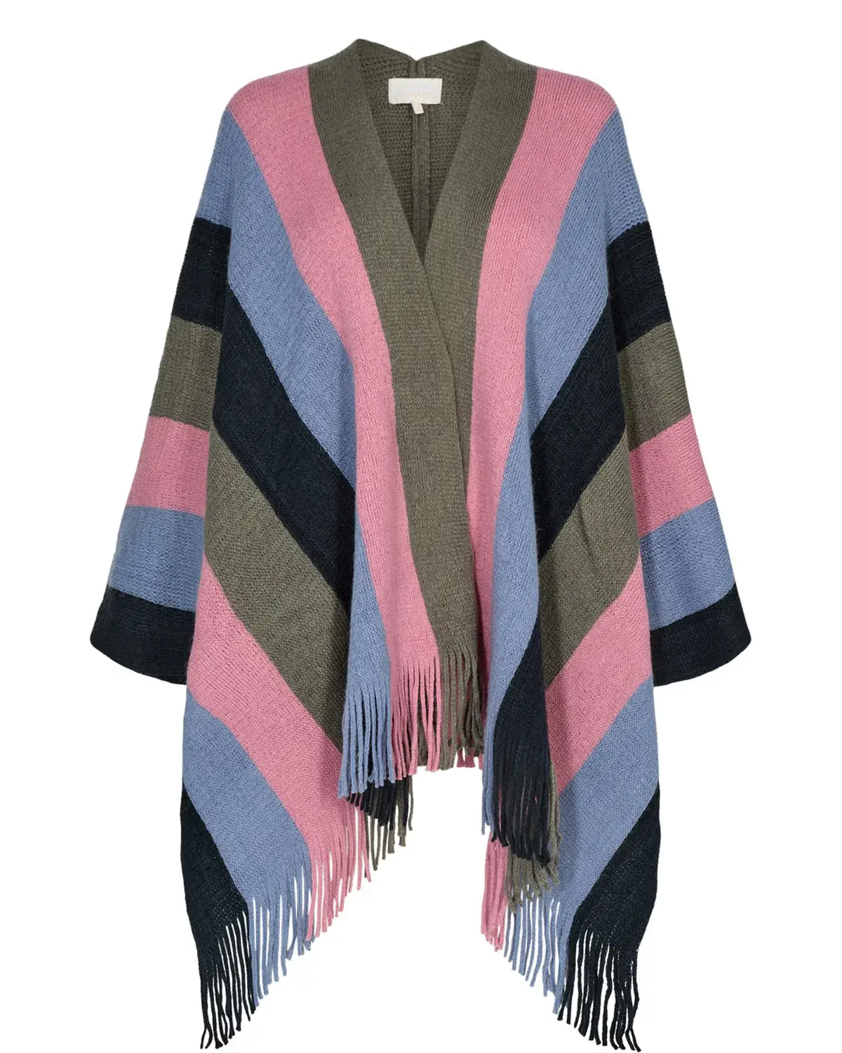 NUBRONUT PONCHO - DEEP LICHEN GREEN