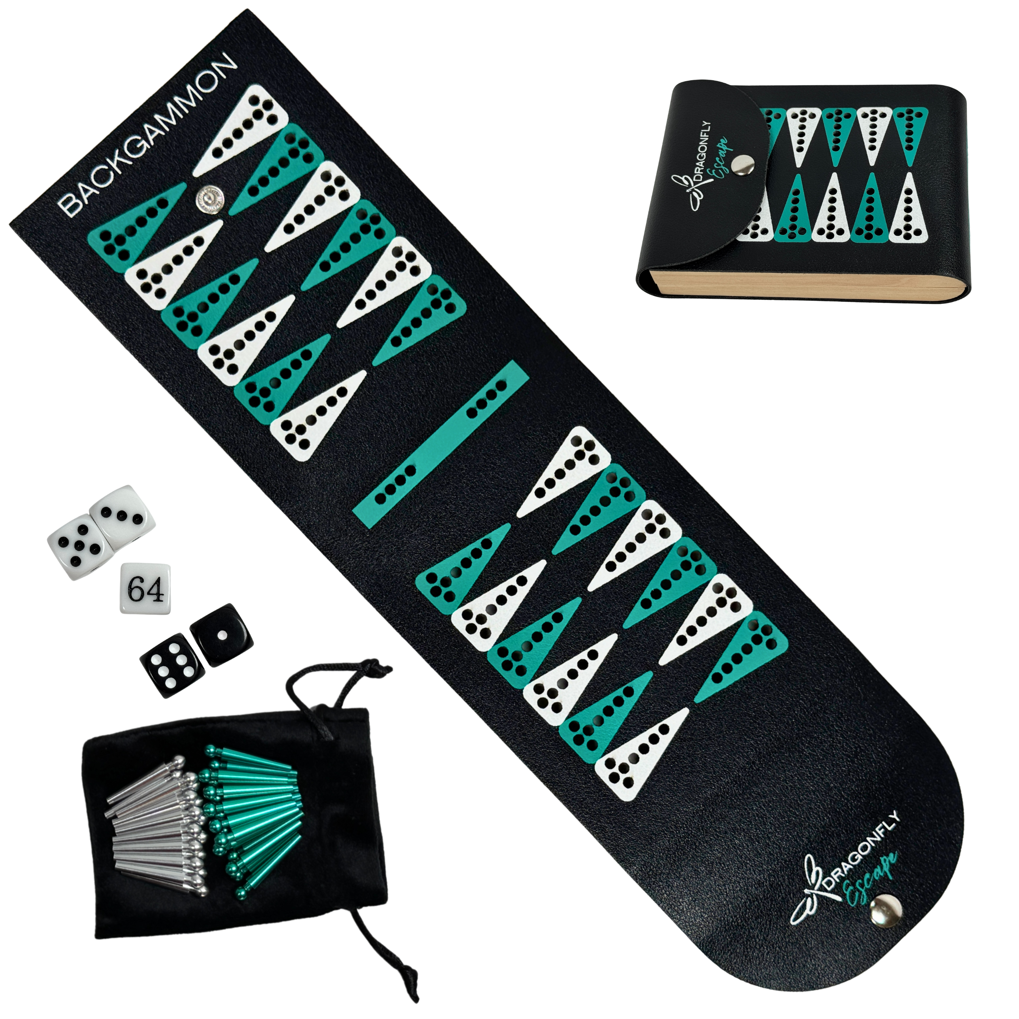 Pocket Backgammon Set