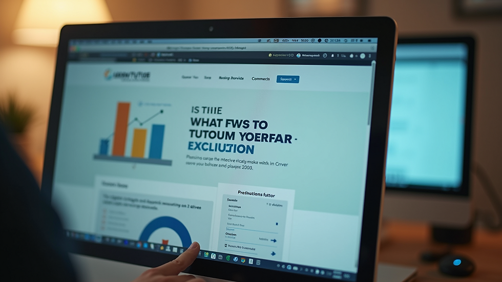 Close-up view of a computer screen displaying an online tutoring platform