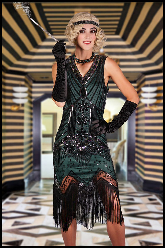 Art Deco Flapper Dress Art Deco Flapper Dress