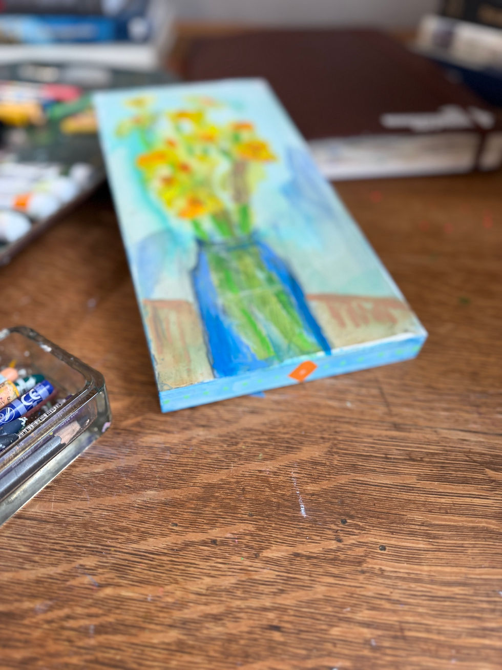 Thumbnail: Daffodils Despite the Snow