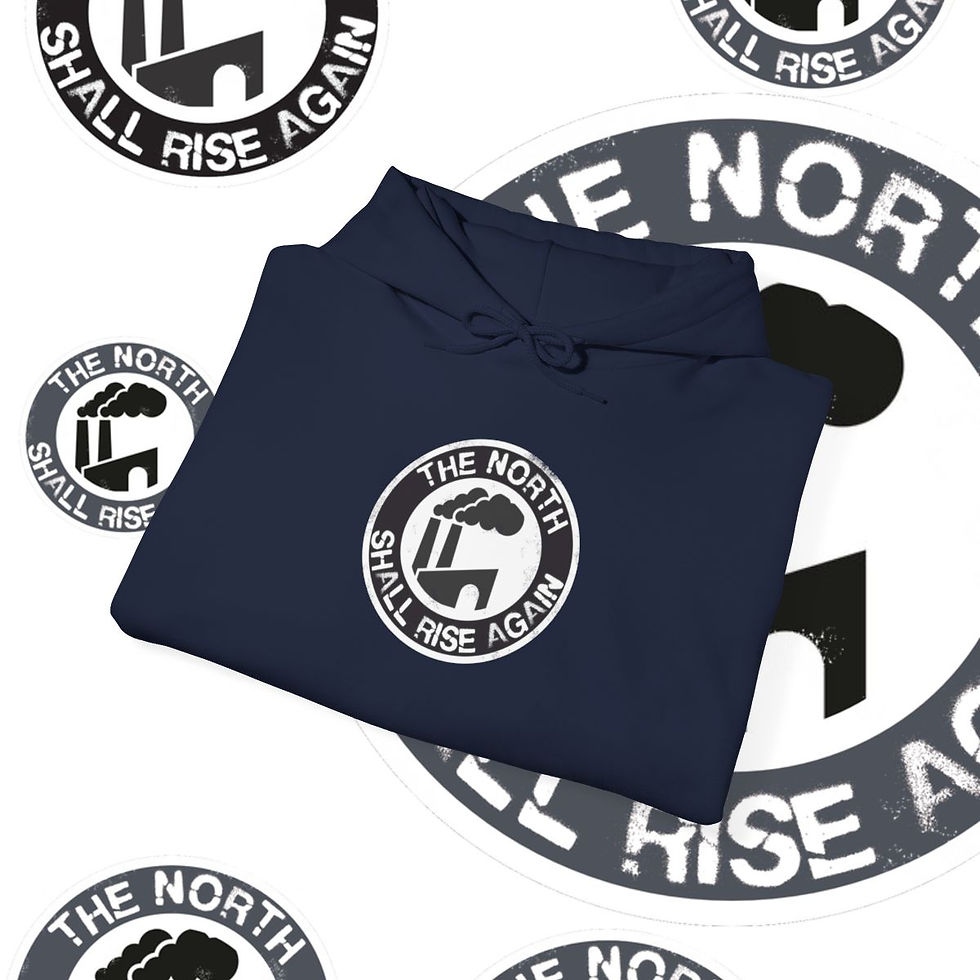The North Shall Rise Again Unisex Hooded Sweatshirt.