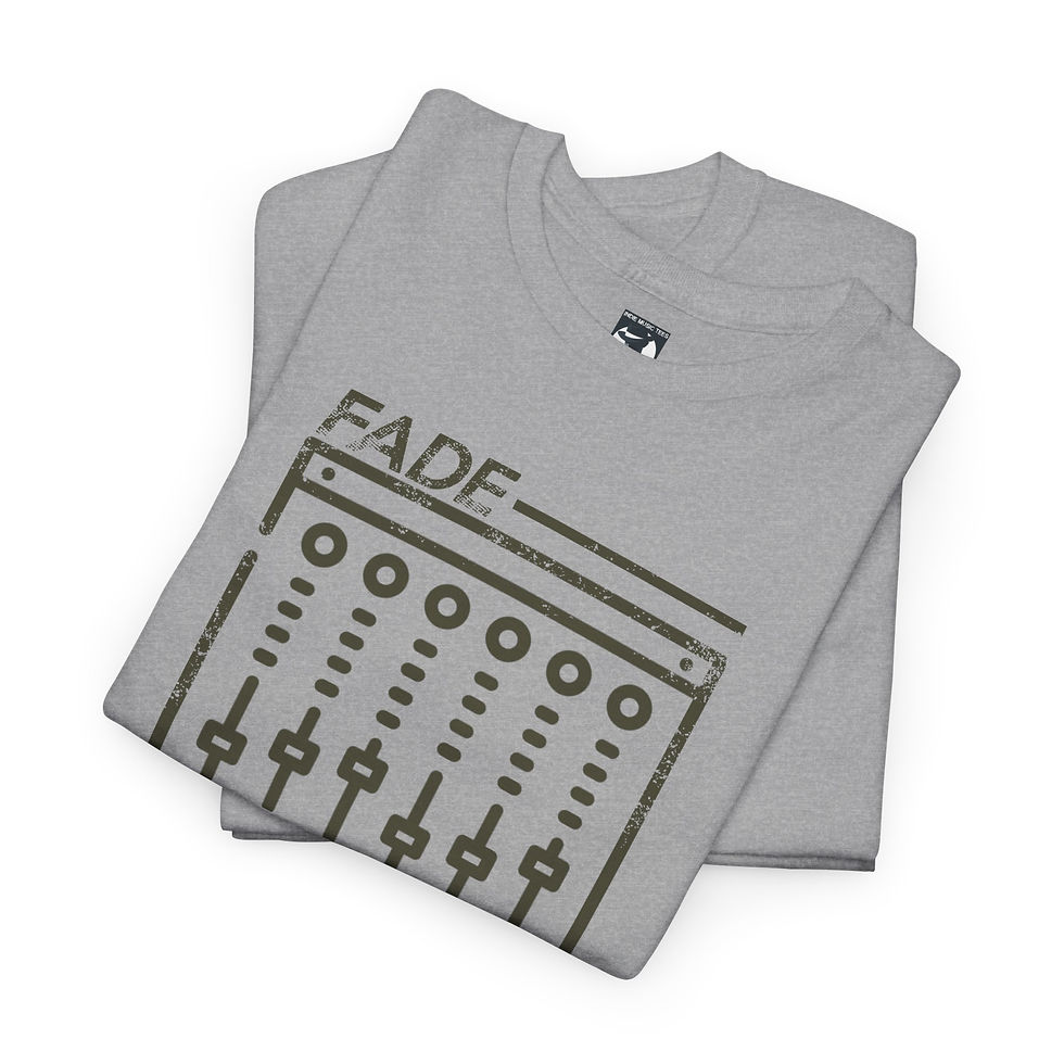 Thumbnail: Grey folded Fade away tshirt
