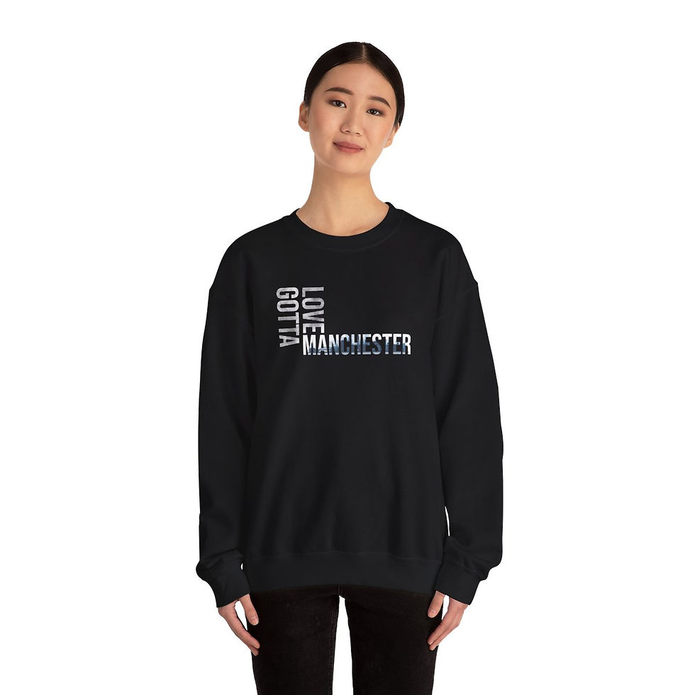 Thumbnail: Woman wearing black sweatshirt with the text 