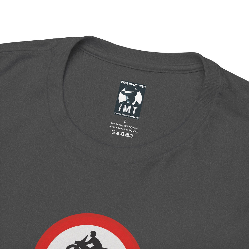 Thumbnail: Product: Except For Evel Knievel Unisex tshirt dark heather front neck