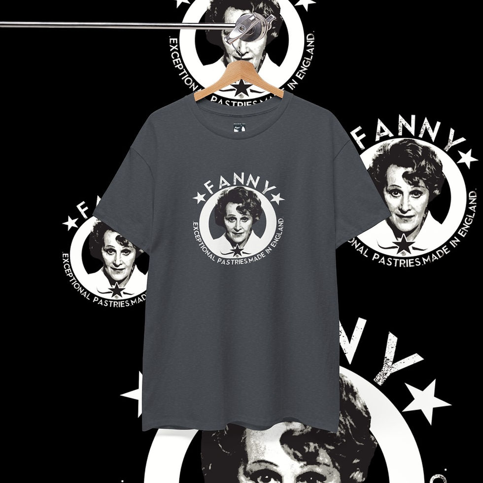 Thumbnail: Grey Fanny t-shirt with print, Carnaby Street Unisex tshirt, indiemusictees apparel.