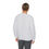 Thumbnail: Man wearing a blank grey sweatshirt, back view on a white background.