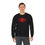 Thumbnail: Man wearing black sweatshirt with red logo design. Need Beers Unisex tshirt. British Rail logo. indiemusictees