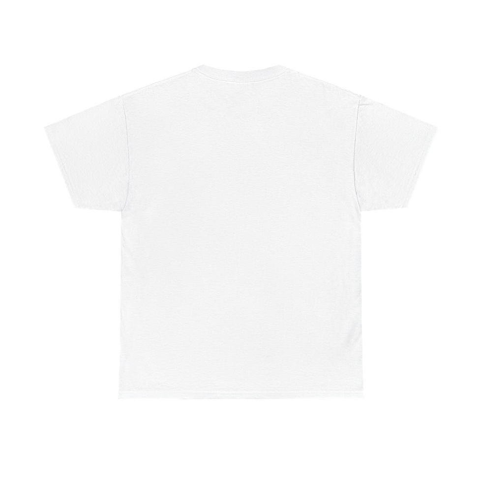 Thumbnail: Blank white t-shirt mockup, back view, ready for design or print indiemusictees