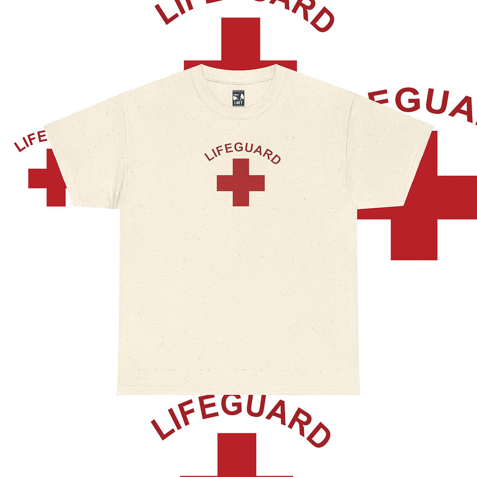 Thumbnail: Product: Lifeguard Unisex tshirt cream front