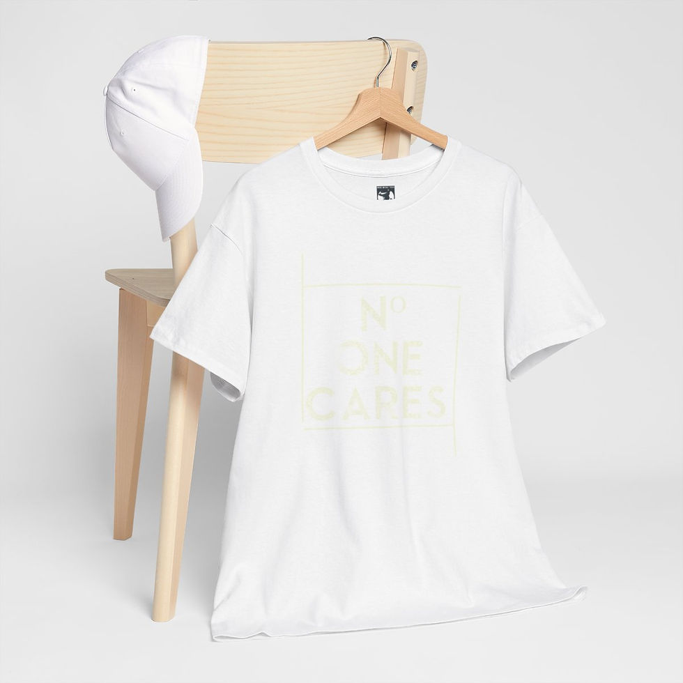 Thumbnail: White t-shirt with text reading 