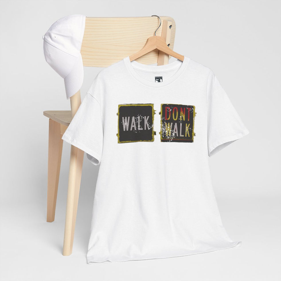 Thumbnail: White t-shirt with "WALK SUN WALK" text, 666 Unisex tshirt, indiemusictees