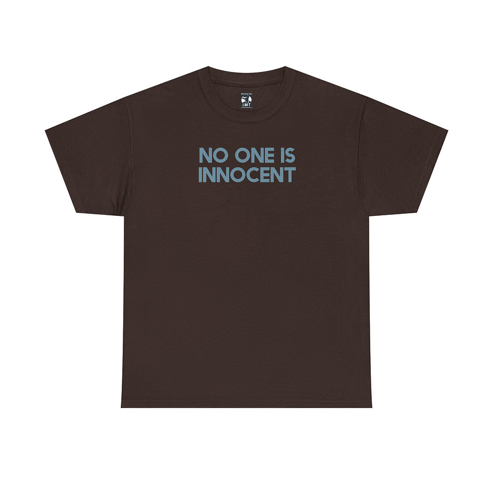 Thumbnail: No One Is Innocent Tee — Graphic Statement T‑Shirt