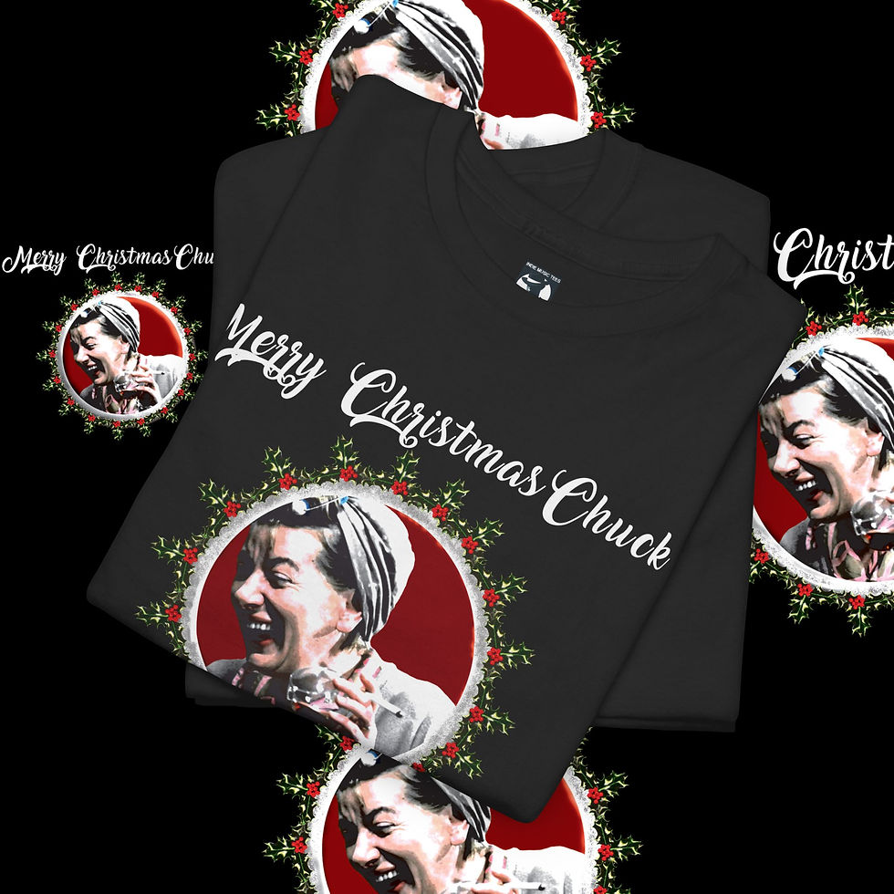 Thumbnail: Christmas Chuck  – "Merry Christmas Chuck!" Unisex tshirt.