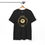 Thumbnail: Black tee shirt with vinyl record graphic, 