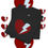 Thumbnail: Bowie Inspired Sane Heart (BLURRY) Unisex tshirt. 