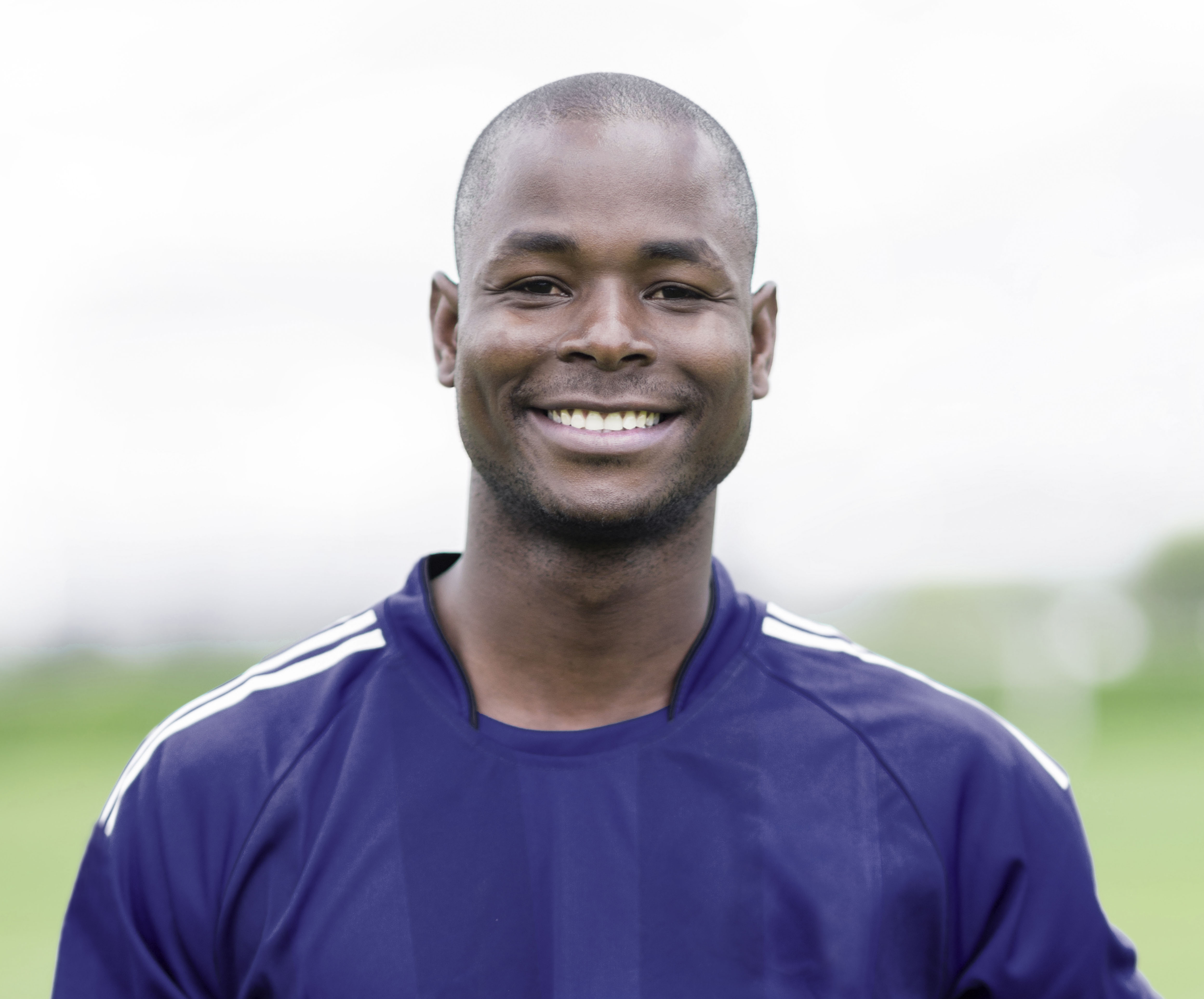Smiling Athlete Portrait