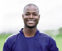 Confident Soccer Coach