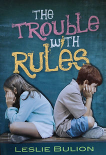 The Trouble with Rules book cover two children sitting back to back
