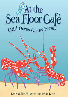At the Sea Floor Cafe Odd Ocean Critter Poems book cover two shrimp