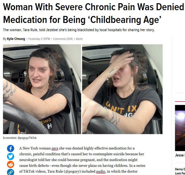 Personalization + Acceleration in Relation to Medical Misogyny