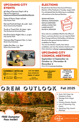 Fall Newsletter