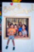 Picture of Renata's family all smiling at the event Being Grateful