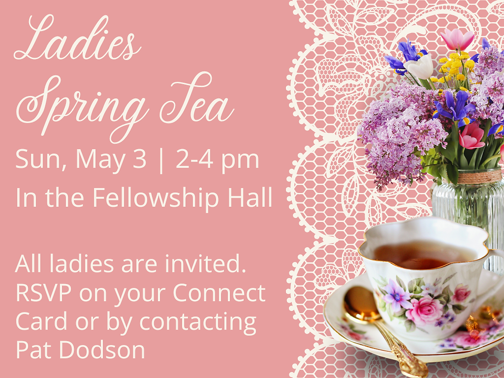 Ladies Spring Tea
