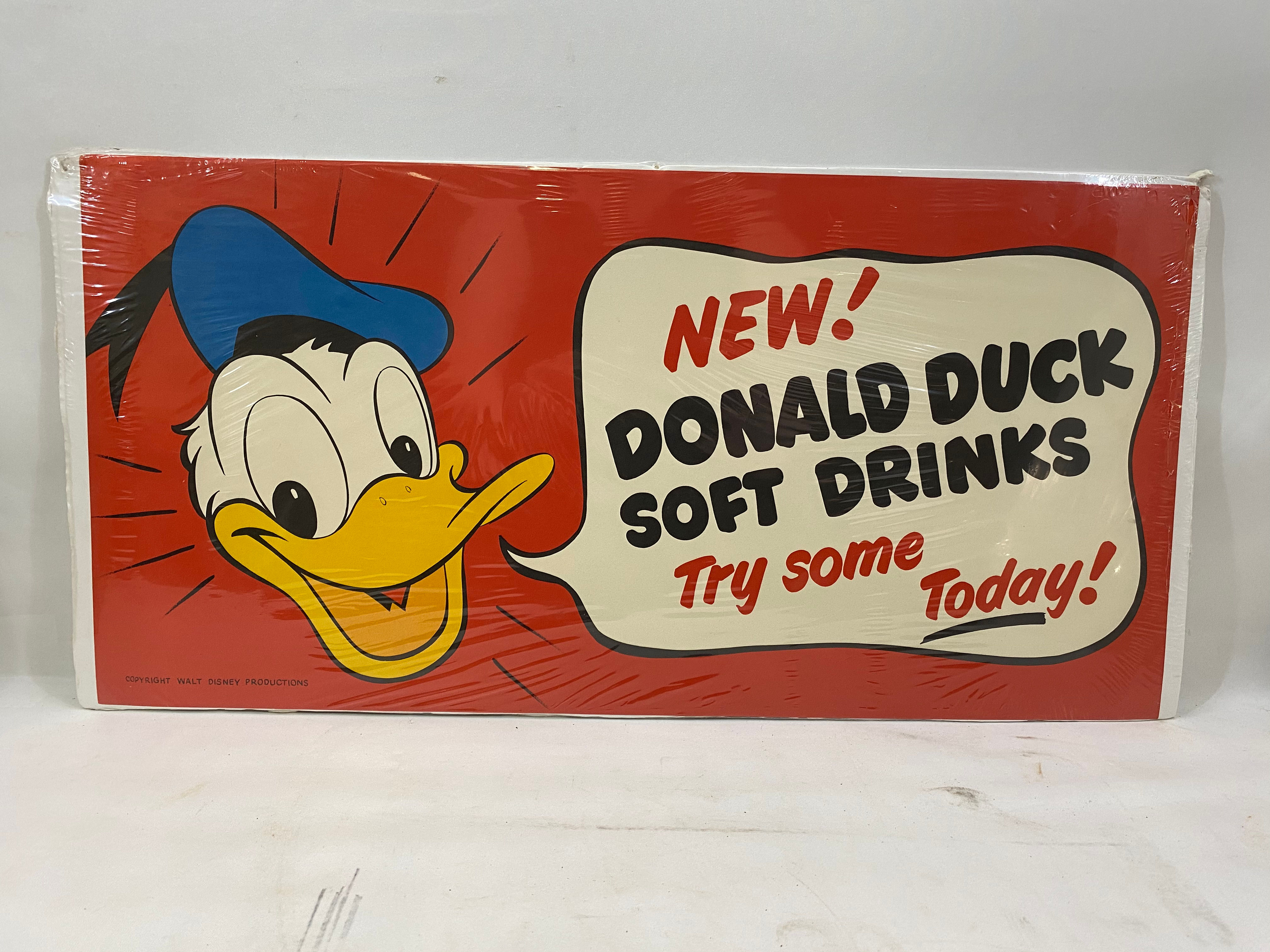 Donald Duck Soft Drink Ad