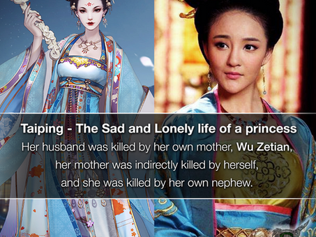#Fate of The Empress Quibbler: Princess Taiping - The Sad and Lonely life of a princess