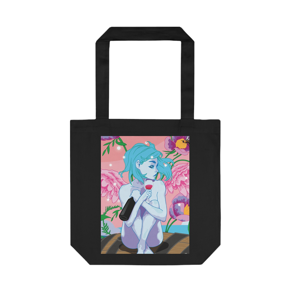 Angel Share — Illustrated Cotton Tote Bag