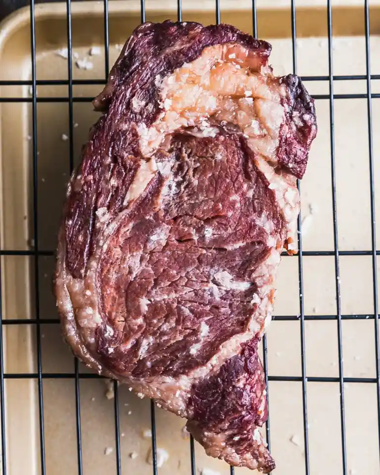 Rib Eye Steak Reverse sear