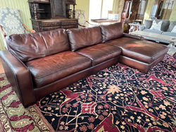LARGE LEATHER SOFA SECTIONAL FROM ICONIC STORE IN SANTA FE