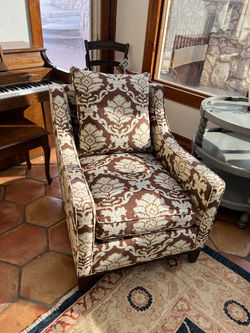PAIR OF WILLIAMS SONOMA CLUB CHAIRS