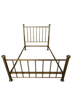 ANTIQUE FULL/QUEEN BRASS BED