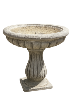 SMALL CONCRETE BIRD BATH